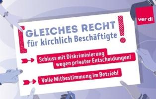 Gleiches Recht für kirchlich Beschäftigte Gleiches Recht für kirchlich Beschäftigte